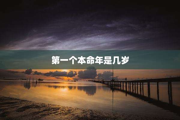 第一个本命年是几岁