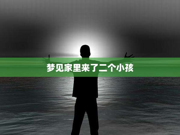 梦见家里来了二个小孩