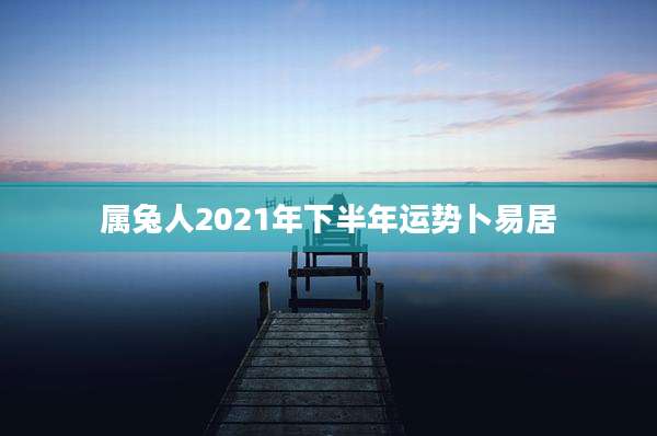 属兔人2021年下半年运势卜易居