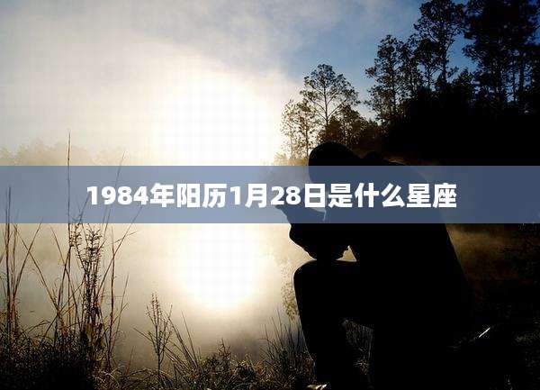 1984年阳历1月28日是什么星座
