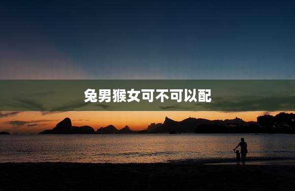 兔男猴女可不可以配