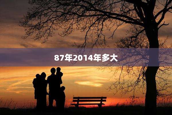 87年2014年多大