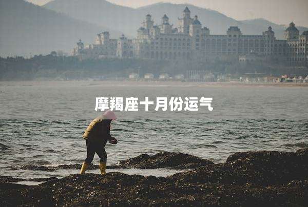 摩羯座十月份运气