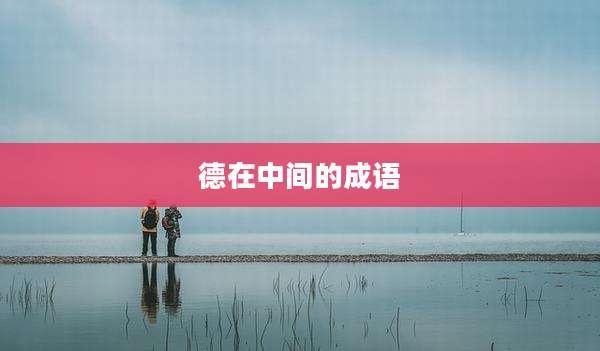 德在中间的成语