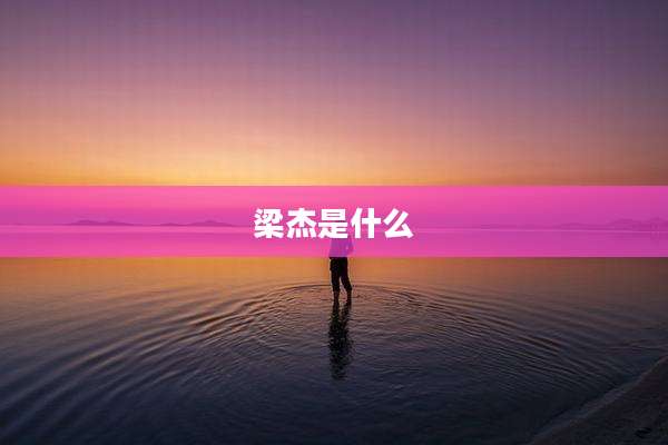 梁杰是什么