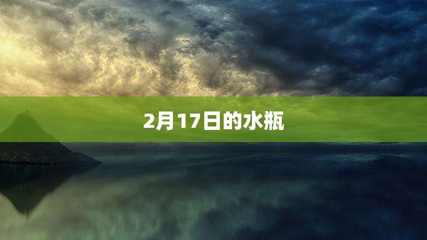 2月17日的水瓶