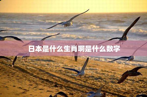 日本是什么生肖啊是什么数字