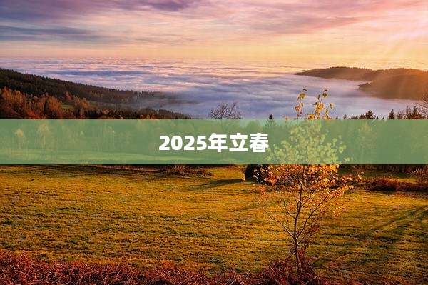 2025年立春