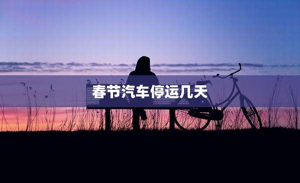 春节汽车停运几天