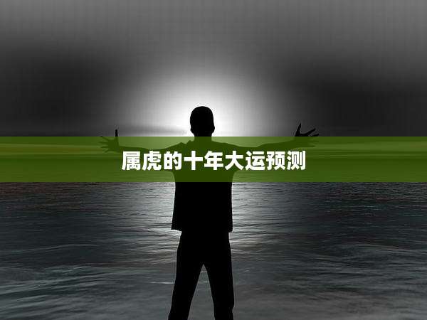 属虎的十年大运预测