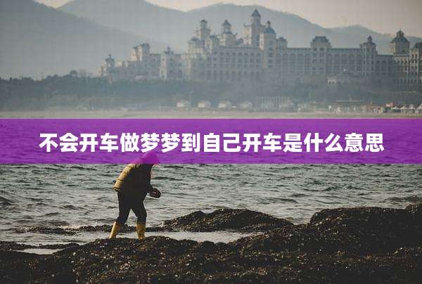 不会开车做梦梦到自己开车是什么意思