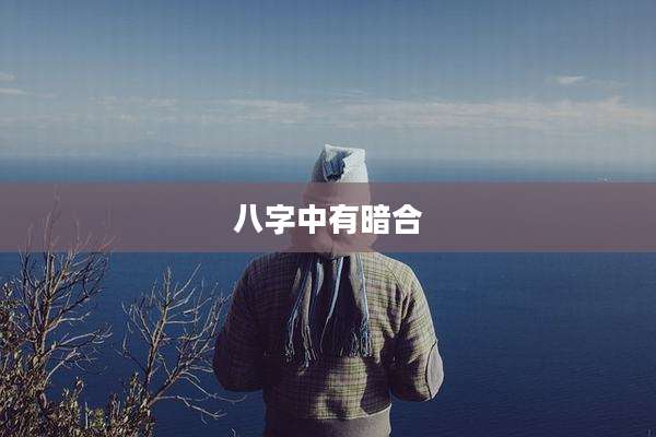八字中有暗合