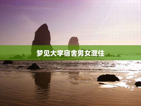 梦见大学宿舍男女混住