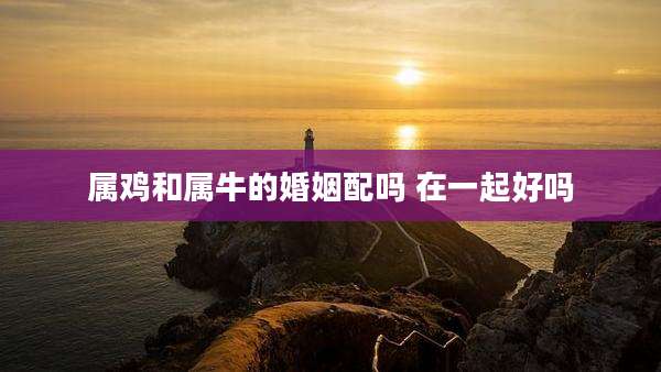 属鸡和属牛的婚姻配吗 在一起好吗