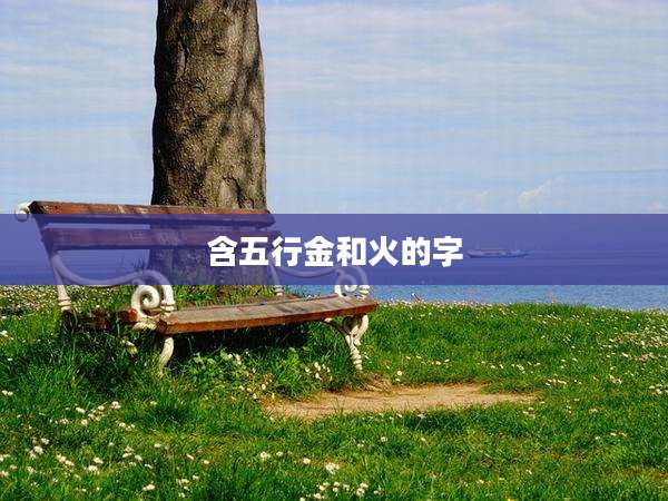 含五行金和火的字