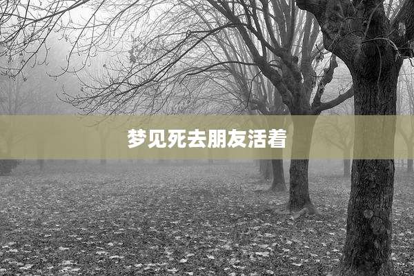梦见死去朋友活着