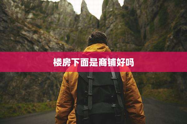 楼房下面是商铺好吗