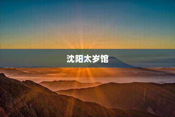 沈阳太岁馆