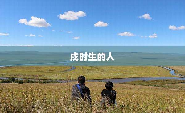 戌时生的人
