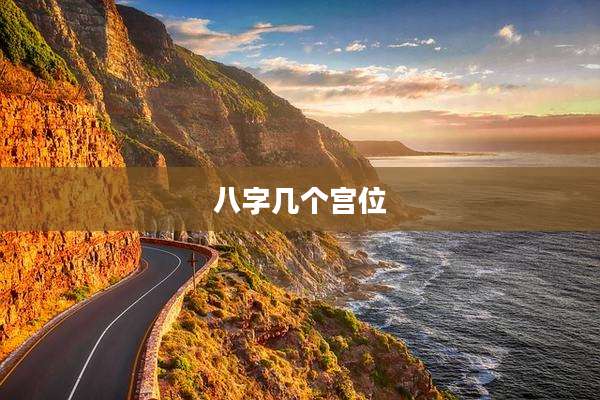 八字几个宫位