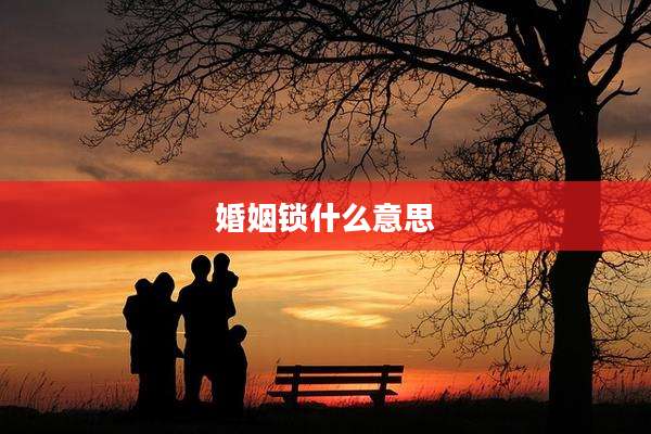 婚姻锁什么意思
