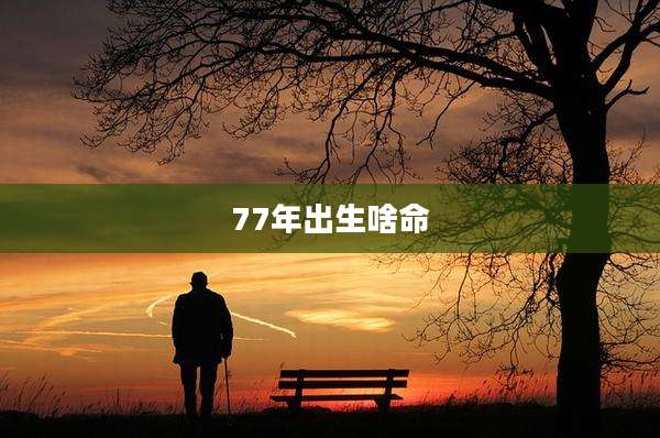 77年出生啥命