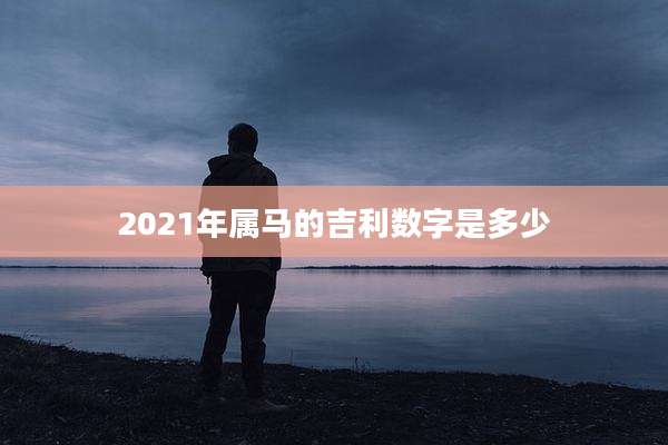 2021年属马的吉利数字是多少