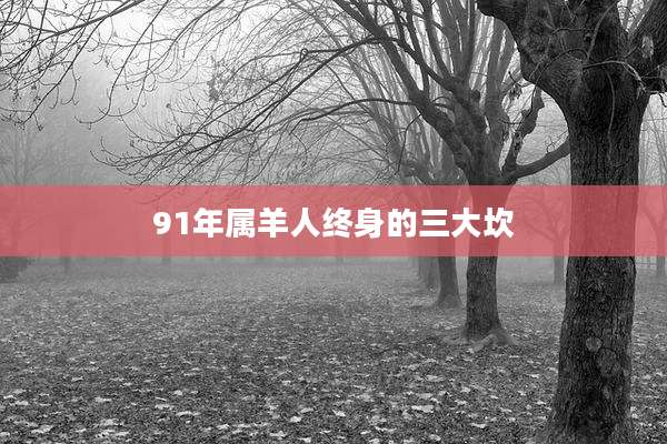 91年属羊人终身的三大坎
