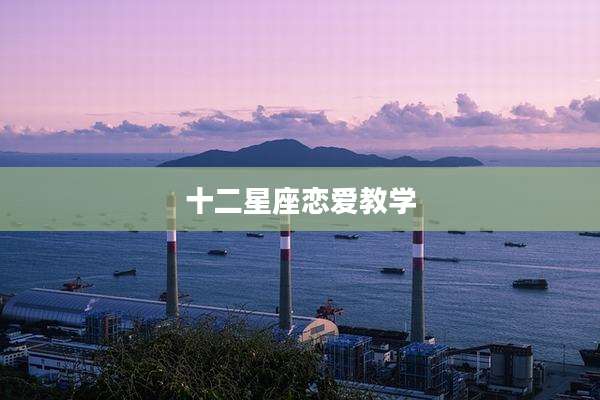 十二星座恋爱教学