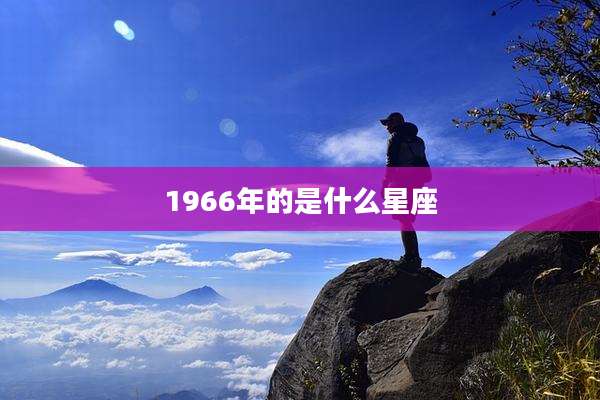 1966年的是什么星座