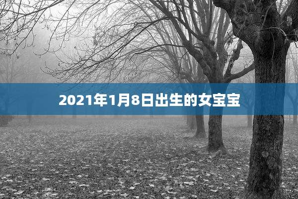 2021年1月8日出生的女宝宝