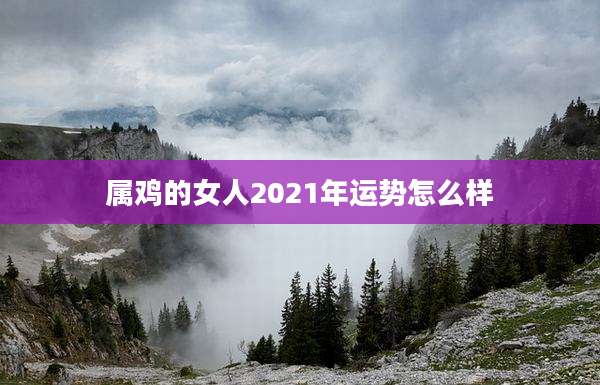 属鸡的女人2021年运势怎么样
