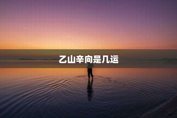 乙山辛向是几运