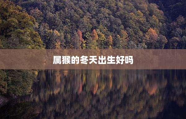 属猴的冬天出生好吗