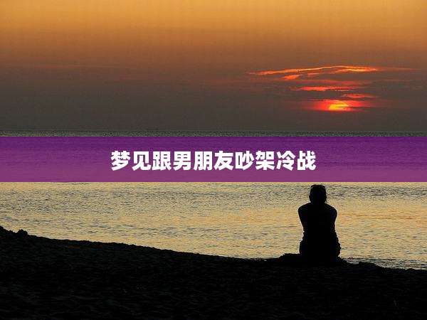梦见跟男朋友吵架冷战