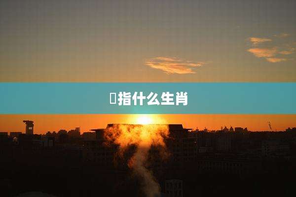 祐指什么生肖