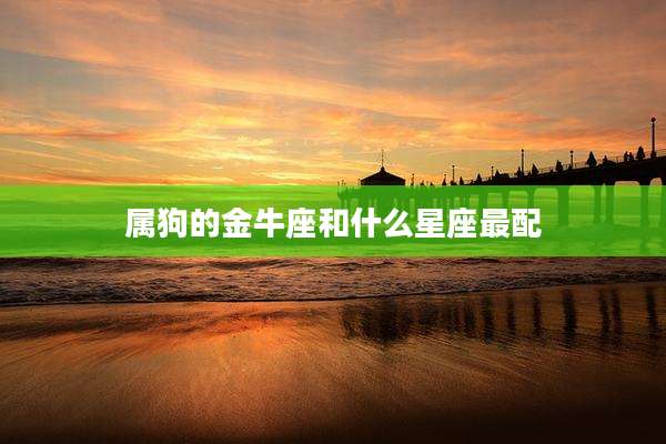 属狗的金牛座和什么星座最配