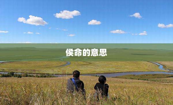 侯命的意思