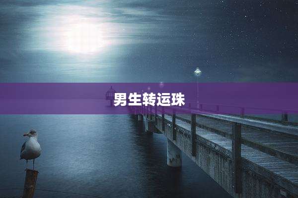 男生转运珠