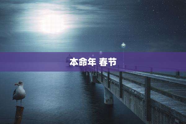 本命年 春节