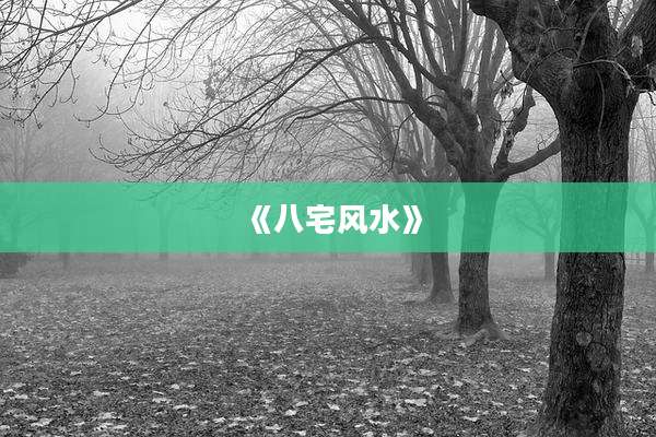 《八宅风水》