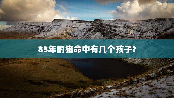 83年的猪命中有几个孩子?
