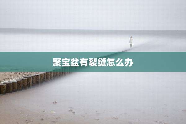聚宝盆有裂缝怎么办