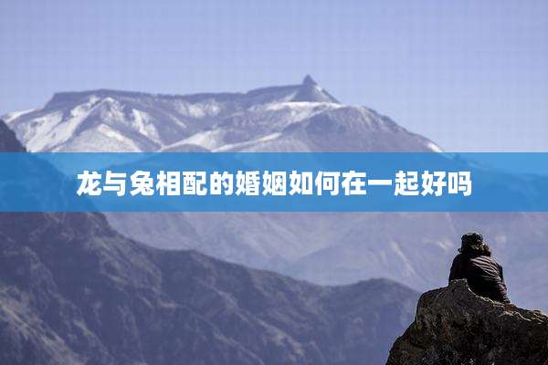 龙与兔相配的婚姻如何在一起好吗