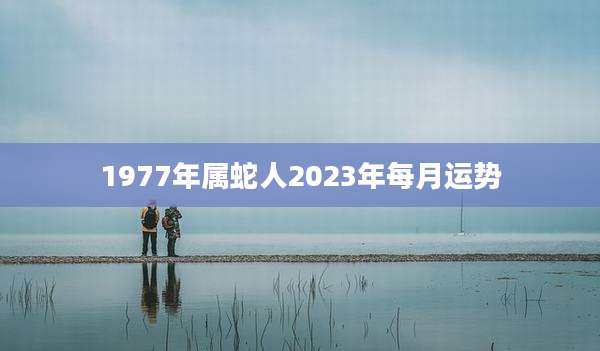 1977年属蛇人2023年每月运势