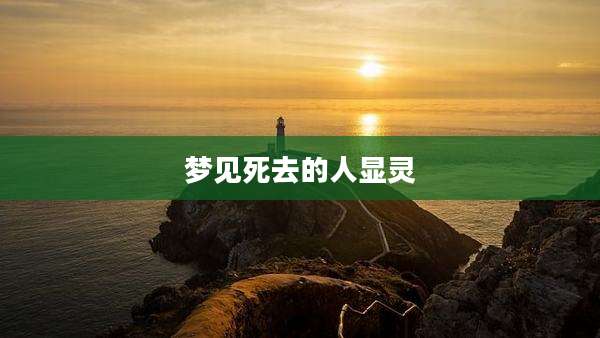 梦见死去的人显灵