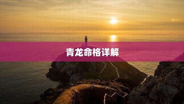青龙命格详解