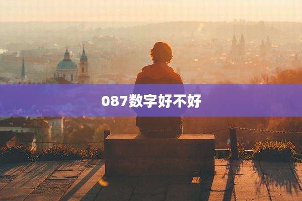 087数字好不好