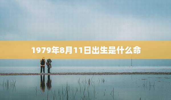 1979年8月11日出生是什么命