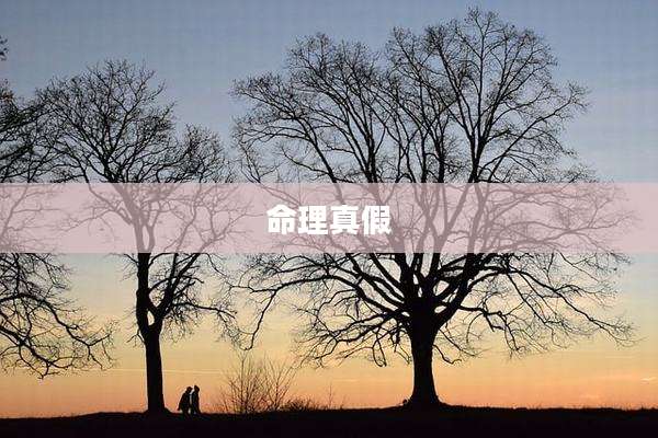 命理真假